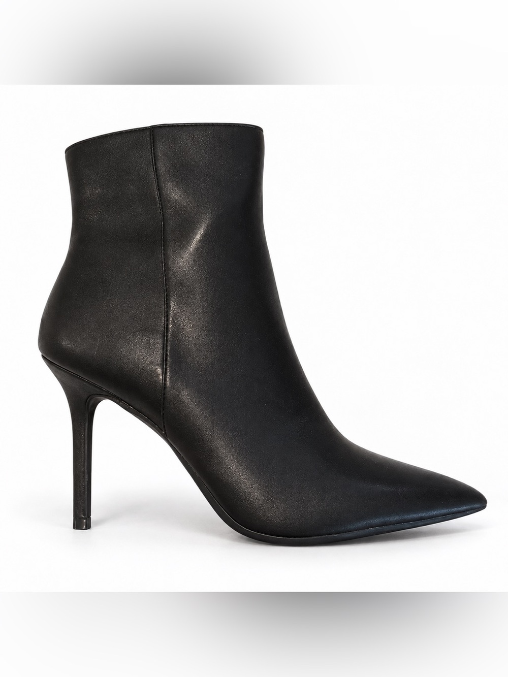Classic Black Pointed Stiletto Ankle Boot